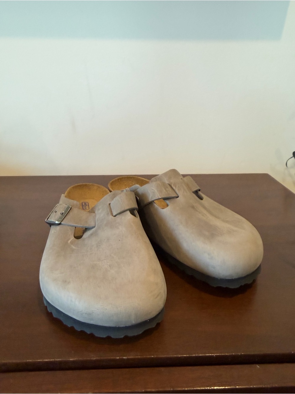Birkenstock Boston Clogs Leather Size 39 - Picture 3 of 14